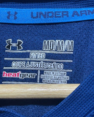 Under Armour Blue Sports T Shirt For Men Medium