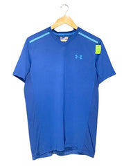Under Armour Blue Sports T Shirt For Men Medium
