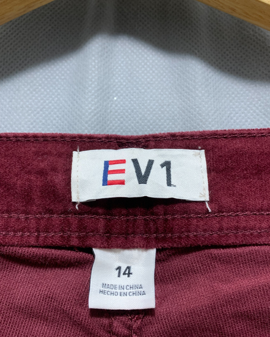 EV1 Maroon Jeans For Women L