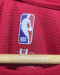 NBA Red Sports T Shirt For Men L