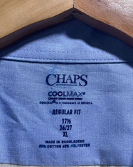 Chaps Yellow Cotton Shirt For Men XXL