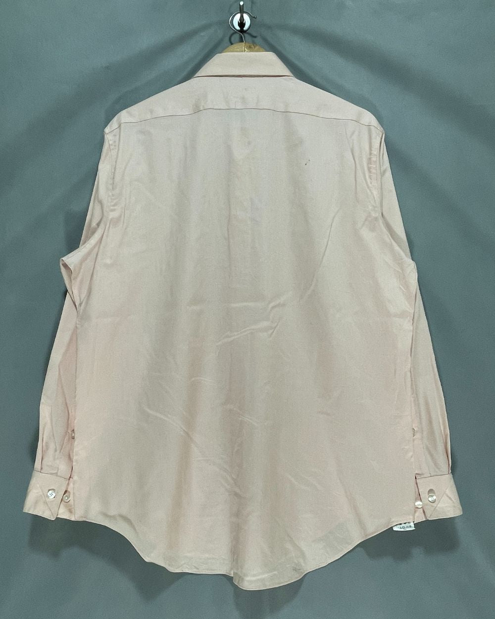 Calvin Klein Pink Cotton Shirt For Men Large