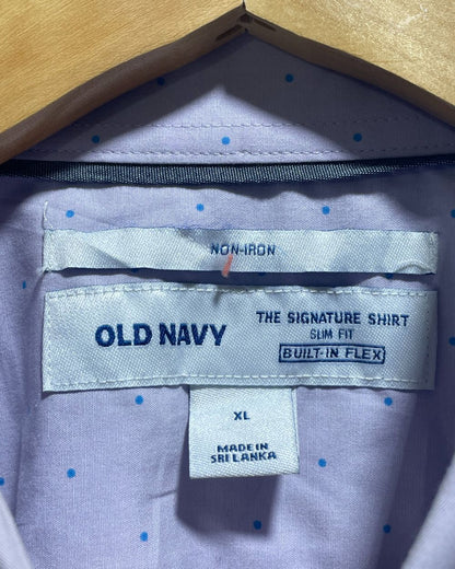 Old Navy Purple Cotton Shirt For Men XL | Preloved Labels