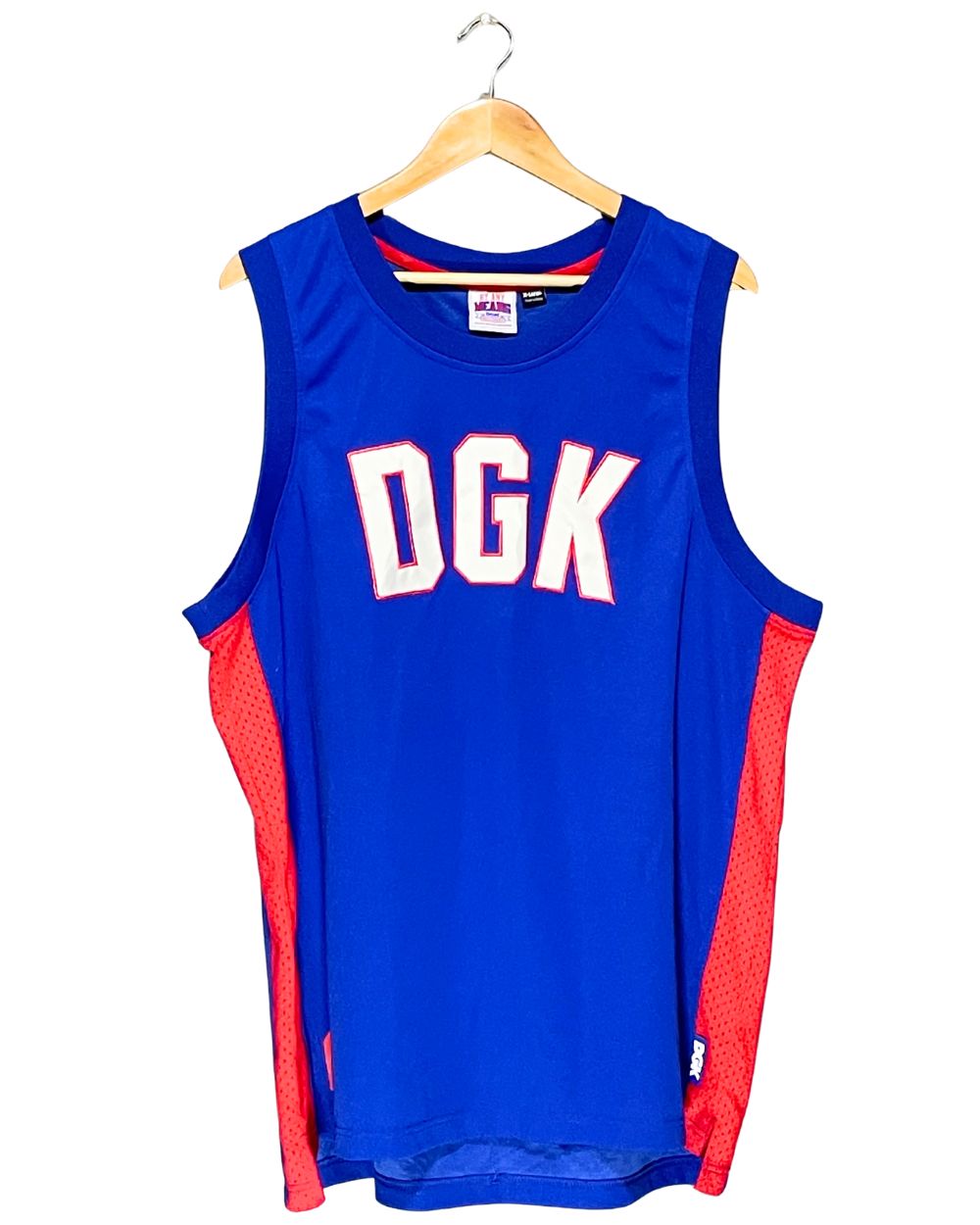 By Any Means Blue Sports Vest T Shirt For Men XL