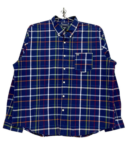 Crown&Ivy Blue Cotton Shirt For Men XX L