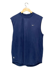 Nike Blue Sports Vest T Shirt For Men M