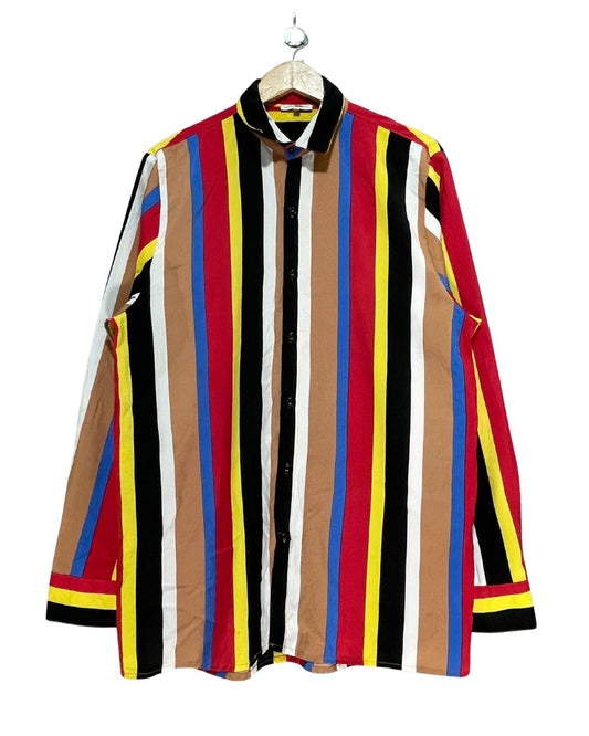 Fashion Nova Multi Cotton Shirt For Men L