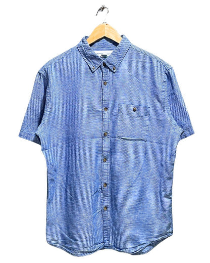 Old Navy Blue Cotton Shirt For Men L | Preloved Labels