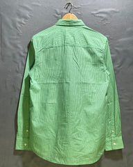 Nautica Green Cotton Shirt For Men XL