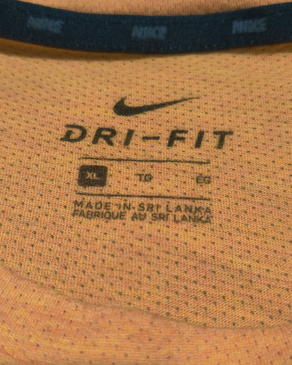 Nike Dri Fit Men Sport Orange T Shirt