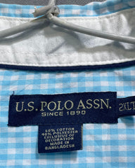 Polo U.S. Assn Blue Cotton Shirt For Men XXL
