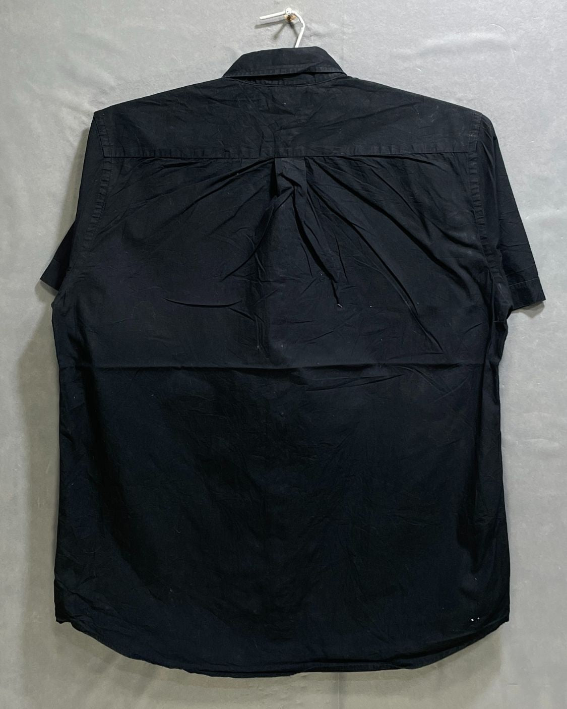Tommy Hilfiger Black Cotton Shirt For Men L