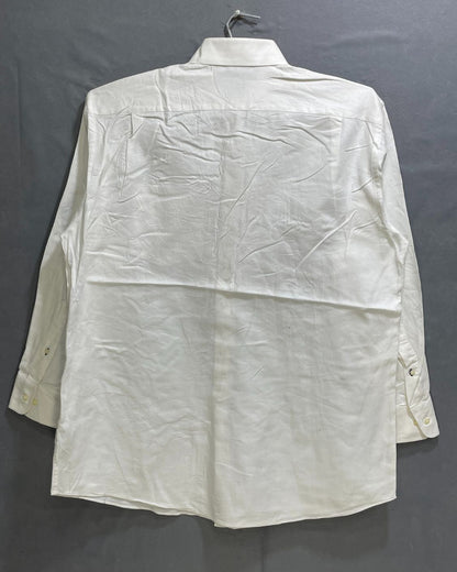Tommy Hilfiger White Cotton Shirt For Men L
