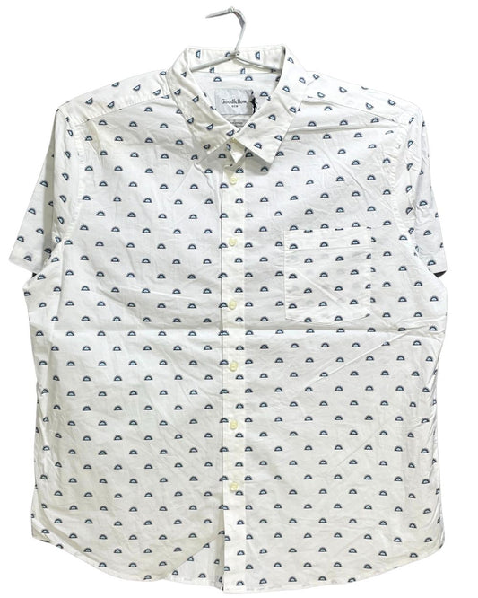 Goodfellow White Cotton Shirt For Men XL