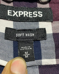 Express Multi Cotton Shirt For Men Medium | Preloved Labels