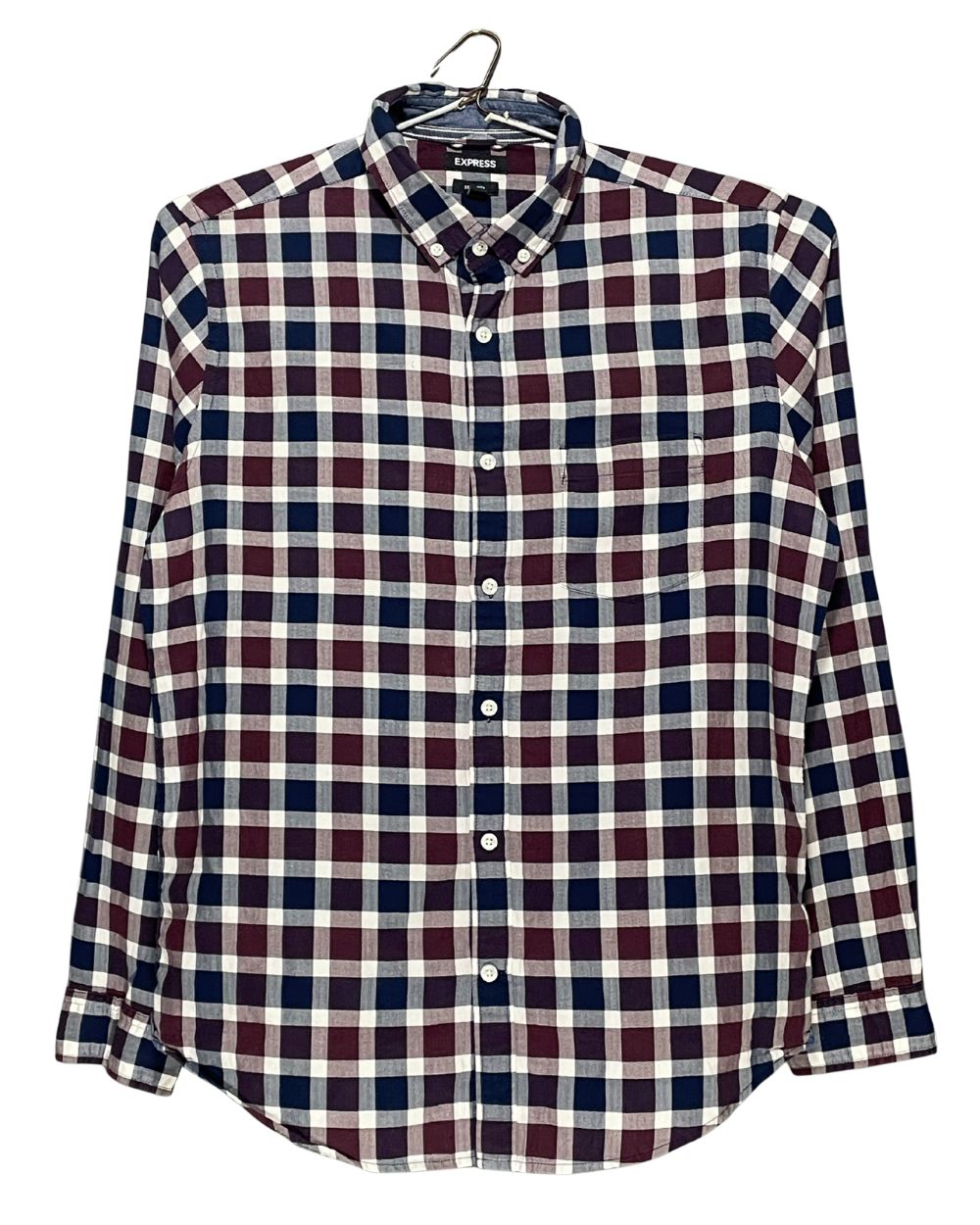 Express Multi Cotton Shirt For Men Medium | Preloved Labels