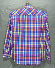 Bugatchi Purple Cotton Shirt For Men Medium | Preloved Labels
