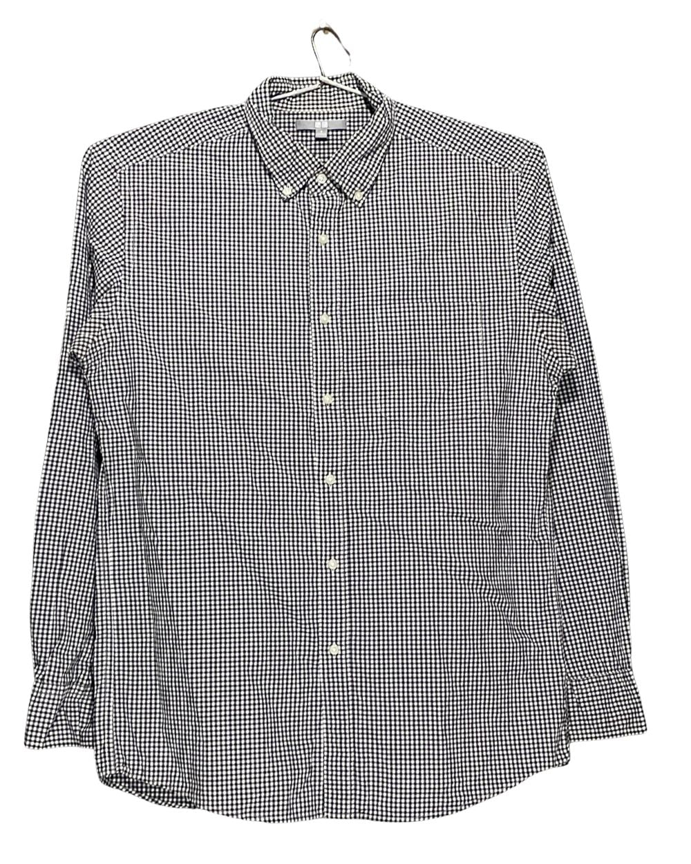 Uniqlo Black Cotton Shirt For Men Medium | Preloved Labels