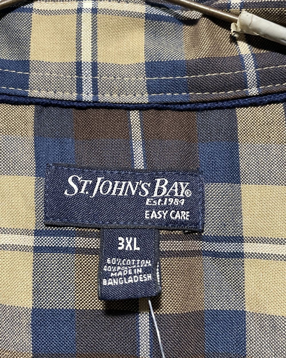 St.John's Bay Brown Cotton Shirt For Men XX Large | Preloved Labels