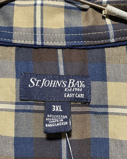 St.John's Bay Brown Cotton Shirt For Men XX Large | Preloved Labels