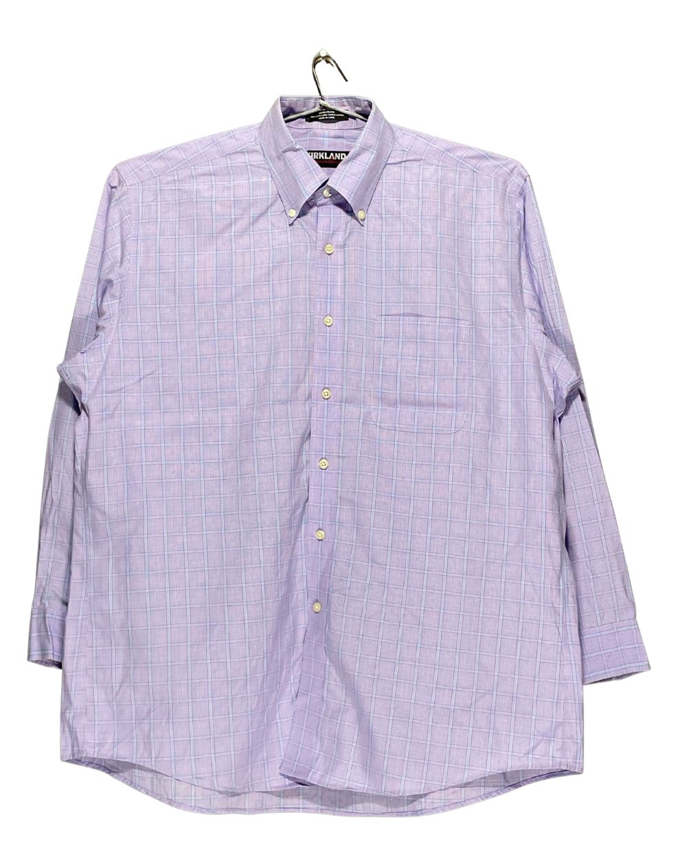 Kirkland Purple Cotton Shirt For Men X Large | Preloved Labels