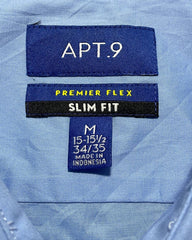 APT.9 Blue Cotton Shirt For Men Medium | Preloved Labels