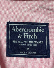 Abercrombie & Fitch Pink Cotton Shirt For Men Medium | Preloved Labels