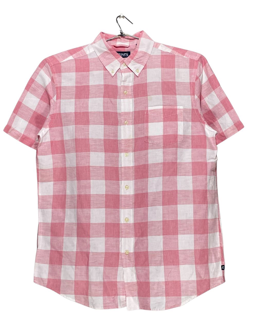Chaps Pink Cotton Shirt For Men Large | Preloved Labels