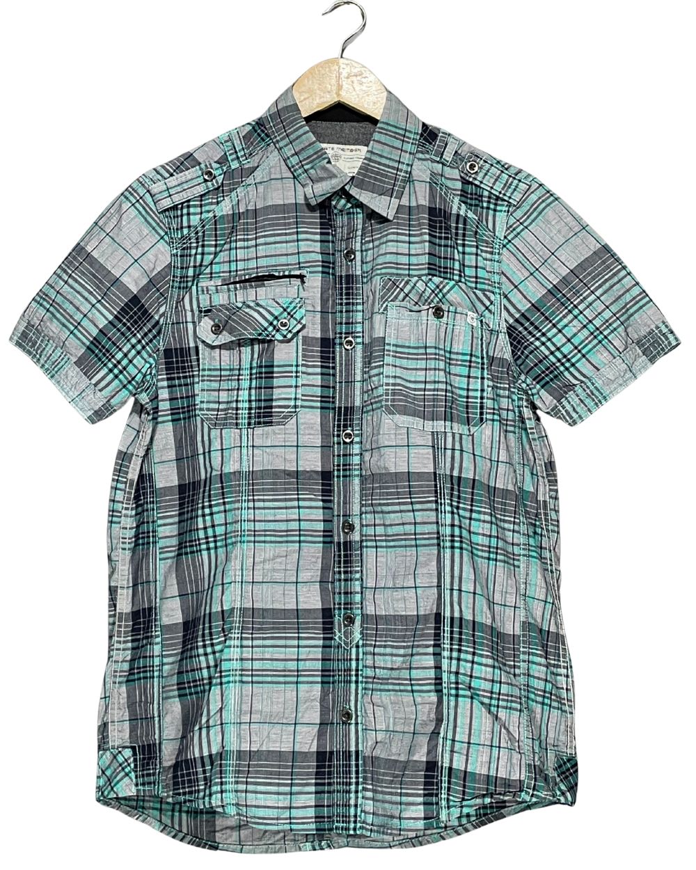 Private Member Green Cotton Shirt For Men Small | Preloved Labels