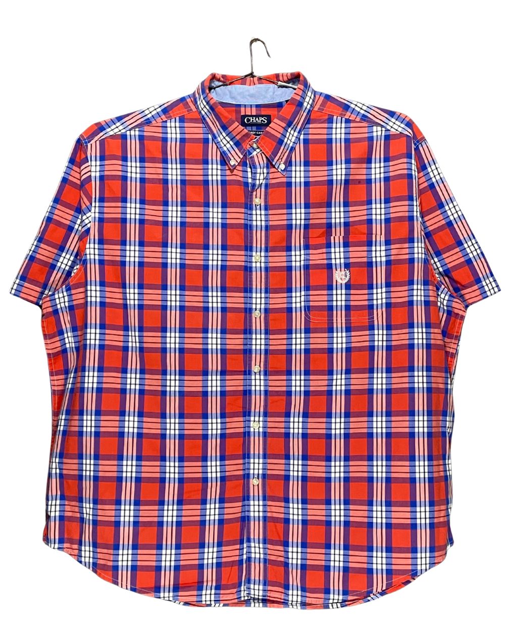 Chaps Red Cotton Shirt For Men 4X Large | Preloved Labels