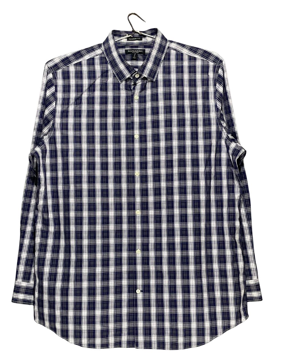 Banana Republic Blue Cotton Shirt For Men X Large | Preloved Labels