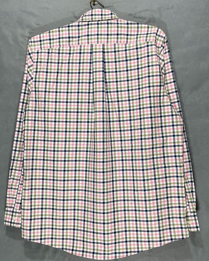 Lands End Pink Cotton Shirt For Men X Large | Preloved Labels