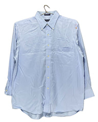 Izod Blue Cotton Shirt For Men X Large | Preloved Labels