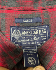 American Rag Red Cotton Shirt For Men Large | Preloved Labels
