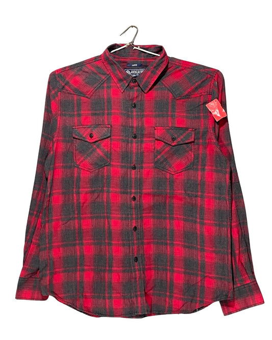 American Rag Red Cotton Shirt For Men Large | Preloved Labels