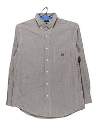 Chaps Brown Cotton Shirt For Men Large | Preloved Labels