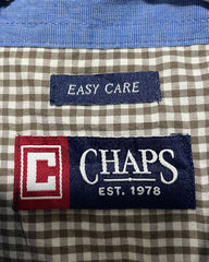 Chaps Brown Cotton Shirt For Men Large | Preloved Labels