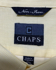 Chaps Yellow Cotton Shirt For Men XX Large | Preloved Labels