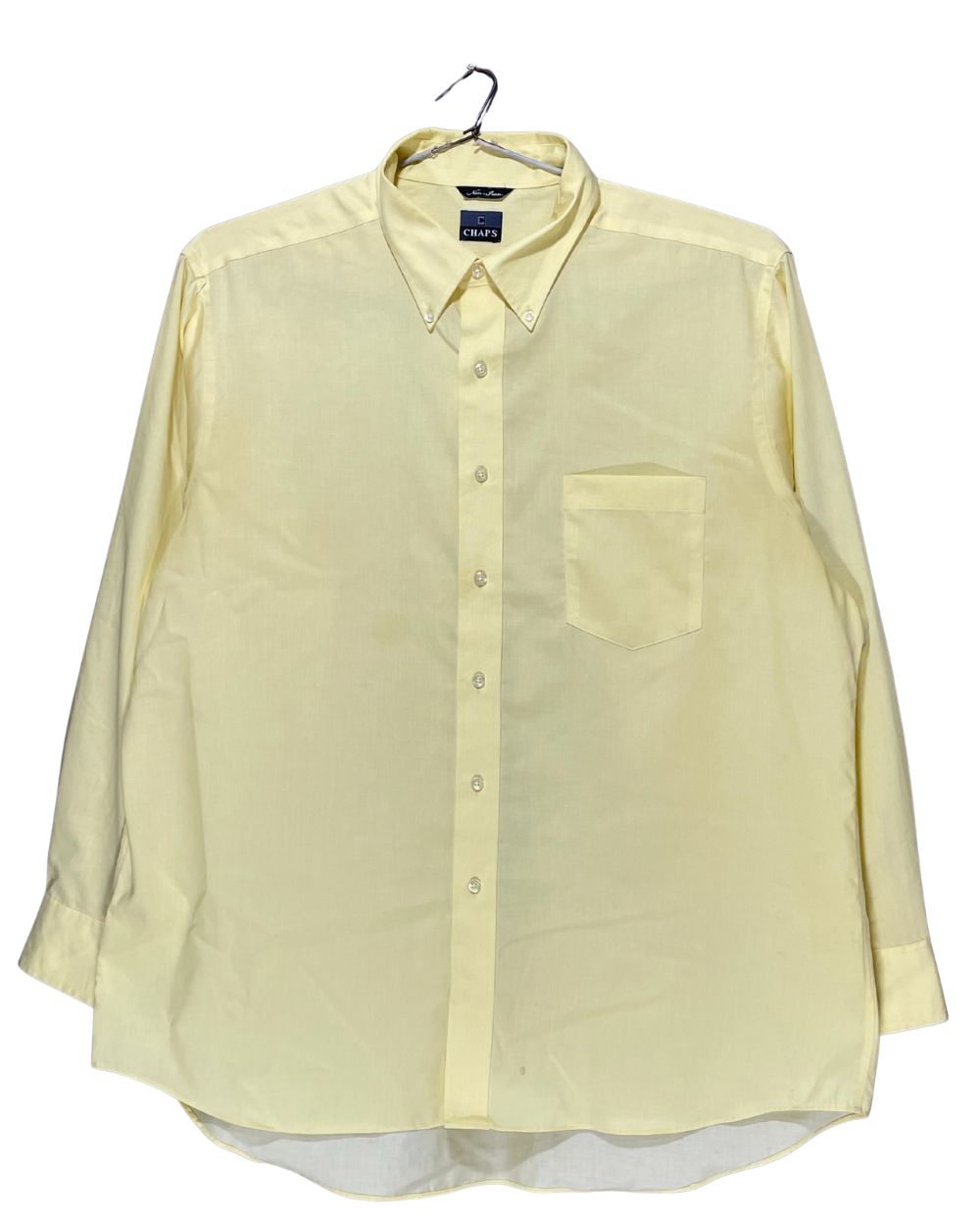 Chaps Yellow Cotton Shirt For Men XX Large | Preloved Labels