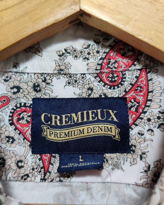 Cremieux White Cotton Shirt For Men L