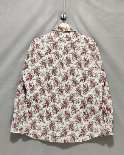 Cremieux White Cotton Shirt For Men L
