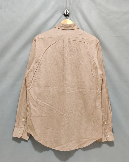 Polo Ralph Lauren Cream Cotton Shirt For Men M
