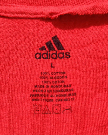Adidas Red T Shirt For Men Large