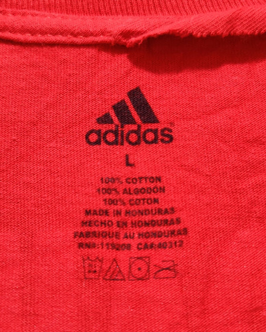 Adidas Red T Shirt For Men Large