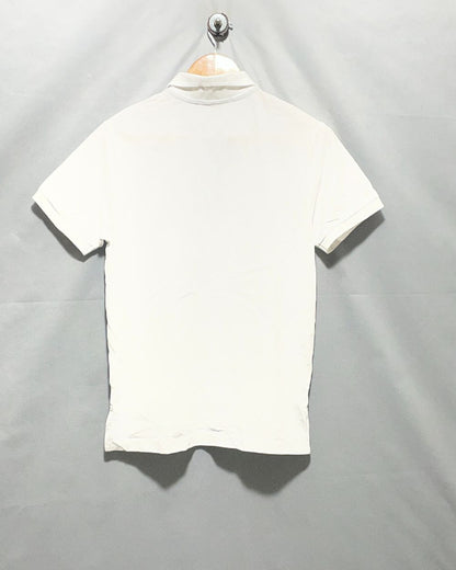 Polo U.S. Assn White Cotton Polo T Shirt For Men S