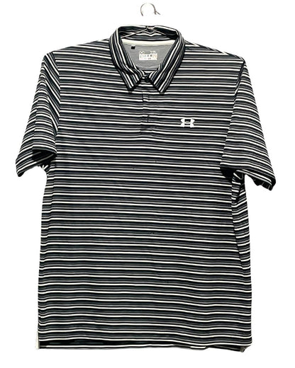 Under Armour Gray Cotton Polo T Shirt For Men XL