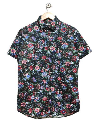 Express Black Cotton Shirt For Men S