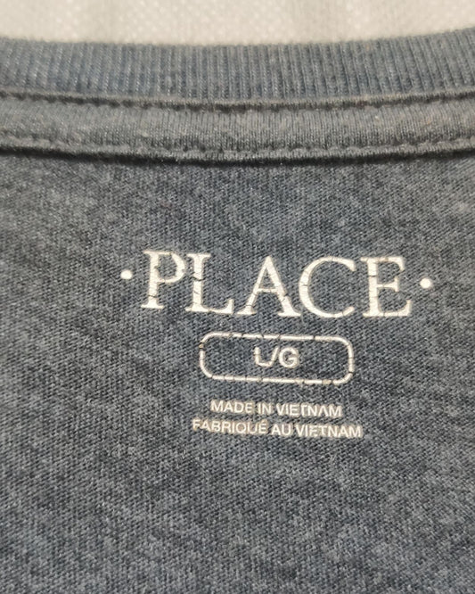 Place Gray T Shirt For Men Large