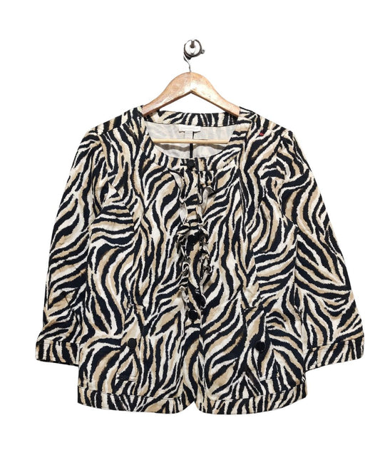 Charter Club Leopard Coat For Women Medium