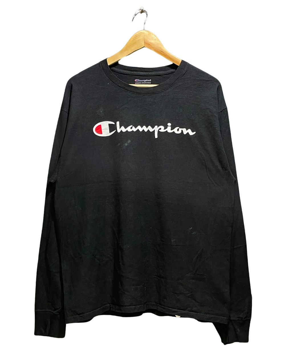 Champion Black T Shirt For Men Large | Preloved Labels
